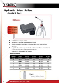 تصویر پولی کش هیدرولیک پمپ سرخود 15تن مدل HS-15 هیدروتک HYDROTEC تایوان 