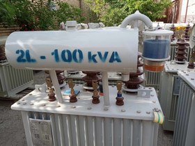 تصویر ترانسفورماتور 100kva کم تلفات ردیف 20 برند ایران ترانسفو transformer