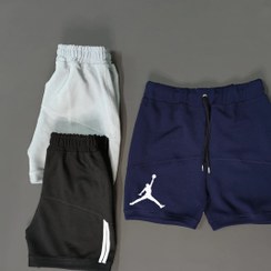 تصویر شلوارک سوزنی آستر تور دار بلند JORDAN 