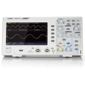 تصویر اسیلوسکوپ دیجیتال 100 مگاهرتز 2 کانال OWON مدل SDS1102 