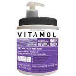 تصویر ماسک مو 1000گرمی خارج حمام کراتین جعبه دار ویتامول Vitamol Hair Mask Out Of Bath Room