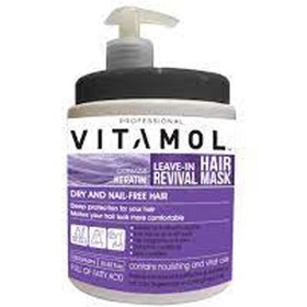 تصویر ماسک مو 1000گرمی خارج حمام کراتین جعبه دار ویتامول Vitamol Hair Mask Out Of Bath Room