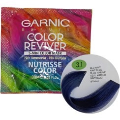 تصویر شامپو رنگ ساشه ای گارنیک سرمه ای 3.1 Garnic 