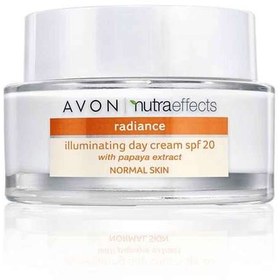 تصویر کرم آبرسان روزانه Avon Nutra Effects Rediance باSPF20 مناسب پوست نرمال آون 50 میل 