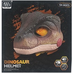 تصویر ماسک سر دایناسور متوسط با فک متحرک Dinosaur head mask_اسباب بازی 