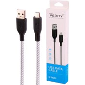 تصویر کابل میکرو یو اس بی فست شارژ Verity CB 3149A-G 1m Verity CB 3149A-G 1m Micro USB Charging Cable