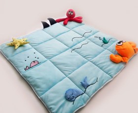 تصویر تشک بازی و پلی جیم نوزاد طرح دریا - ارسال رایگان sea play mat