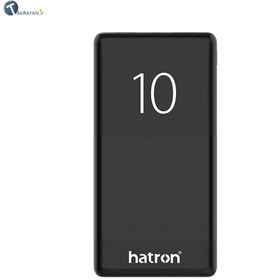 تصویر شارژر همراه هترون مدل HPB1080 ظرفیت 10000 میلی آمپر ساعت HATRON HPB1080 10000 MAH POWERBANK