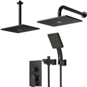 تصویر شیر حمام توکار شودر مدل رومر تیپ 4 (پلاس) - ABS / مشکی 