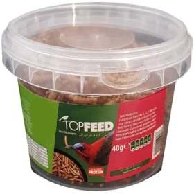 تصویر غذای خشک میلورم تاپ فید وزن 40 گرم 