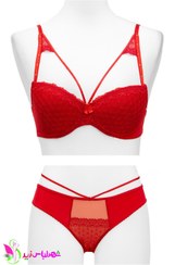 تصویر ست شورت و سوتین کاپدار اما ema کد 3047 