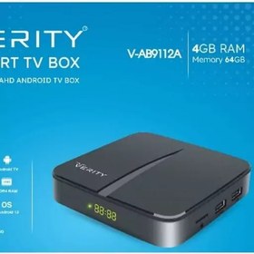 تصویر اندروید باکس وریتی یکسال گارانتی ارسال رایگان SMART TV BOX 