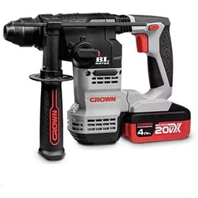 تصویر دریل بتن کن شارژی 20 ولت کرون مدل CT28001 Crown CT28001 Hammer Drill