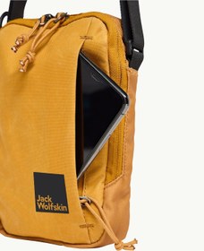 تصویر کیف کمری زنانه Jack Wolfskin PRA-11860608-8673 اورجینال جک ولفسکین زرد کیف کونیا کارامل یونیسکس در فضای باز 