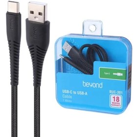 تصویر کابل شارژر USB به USB-C بیاند مدل BA-301 طول 1 متر 