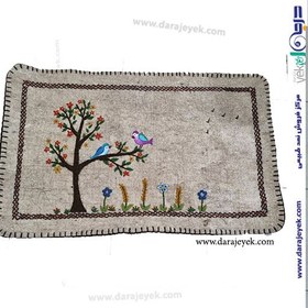 تصویر فرش نمدی پشمی 