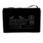 تصویر باتری UPS با ولتاژ 12 ولت و شدت جریان 100 آمپرساعت صبا باتری مدل High Rate یا دیپ سایکل 