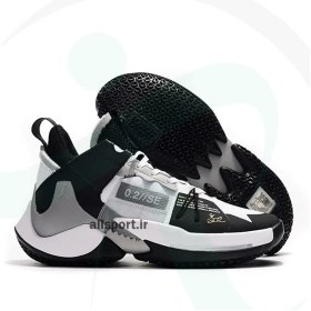 تصویر کفش بسکتبال مردانه ایر جرد ن Air Jordan Why Not Zer 0.2 Black White 