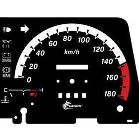 تصویر صفحه کیلومتر اسپرت طرح یورو 4 مناسب برای پراید 