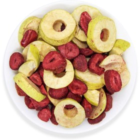 تصویر توت فرنگی و سیب 