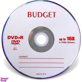 تصویر دی وی دی خام باجت (Budget) مدل DVD-R بسته 10 عددی 