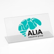 تصویر استند رومیزی پلکسی افقی 