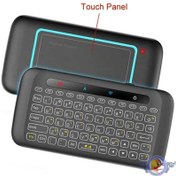 تصویر مینی کیبورد بی‌ سیم همراه با تاچ‌ پد اچ‌20 مدل DK1 H20 DK1 Wireless Mini Keyboard with Touchpad