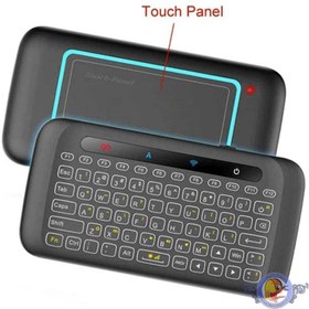 تصویر مینی کیبورد بی‌ سیم همراه با تاچ‌ پد اچ‌20 مدل DK1 H20 DK1 Wireless Mini Keyboard with Touchpad