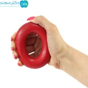 تصویر لاستیک و حلقه تقویت مچ دست Wrist strengthening ring