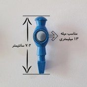 تصویر آدمک فوتبال دستی 2 عددی 13 میل - قرمز 