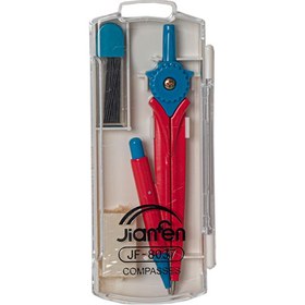 تصویر پرگار اتودی همراه با نوک و پاک کن مدل JF-8037 