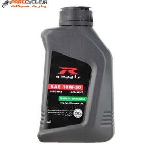 تصویر روغن موتور سیکلت راپیدو مدل چهار زمانه 1 لیتر Rapido motorcycle oil, four-stroke model, 1 liter