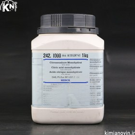 تصویر اسید سیتریک 1 آبه مرک 