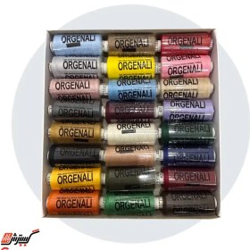 تصویر نخ خیاطی رنگی 24 عددی 