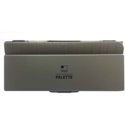 تصویر پالت درب دار ۳۷ خانه شین هان پالت درب دار شین هان 37 خانه خرفه ای فوق آرتیست از جنس پلی کربنات _ ( مشابه شیشه ) دارای فضای مناسب جهت ساختن رنگ قابل استفاده برای آبرنگ و گواش موجود به صورت 37 خانه محصول کره