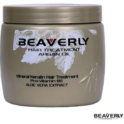 تصویر ماسک موی کراتینه بیورلی حجم ۵۰۰ میلی لیتر حاوی روغن آرگان زنانه 