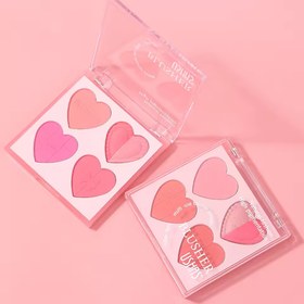 تصویر پالت رژگونه قلبی 