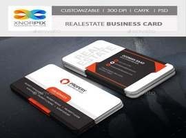 تصویر کارت ویزیت لایه باز املاک و معاملات ملک Realestate Business Card 