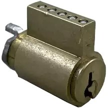 تصویر توپی قفل برقی یوتاب 5 کلید دوشیار مدل 1093 Set of keys and brain of electric lock UTAB 1093