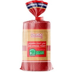 تصویر مینی تست مخصوص پرونان نان آوران مقدار 400 گرم Nanavaran Mini Special Toast 400Gr