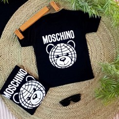 تصویر بلوز تک مشکی محرمی طرح moschino - 4 