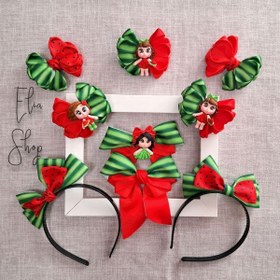 تصویر گیره مو و تل یلدایی 