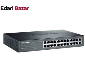 تصویر سوييچ 24 پورت گيگابيت و دسکتاپ/رکمونت تی پی لينک مدل TL-SG1024D 