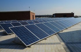 تصویر نیروگاه 10 کیلووات خورشیدی 