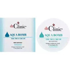 تصویر کرم بمب آبرسان دکتر کلینیک DR.CLINIC مدل AQUA BOMB مناسب انواع پوست 50 میل 