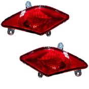 تصویر چراغ مه شکن عقب ساینا 2 عددی Saina rear fog light