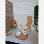 تصویر ست قوری فنجان مژه(پس کرایه) 