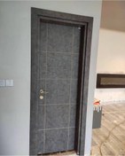 تصویر درب پلی وود p110k305 - درب با قابلبه جهت چهارچوب فلزی 