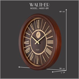 تصویر ساعت دیواری والتر مدل A6001-BR 