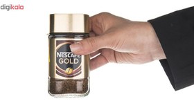 تصویر قهوه فوری نسکافه گلد 50 گرمی Nescafe gold coffee 50gr